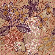 Vector seamless floral pattern N193