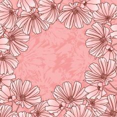 Floral background with place for text N6