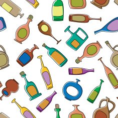 Bottles pattern N2