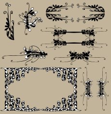 vector flower set N2