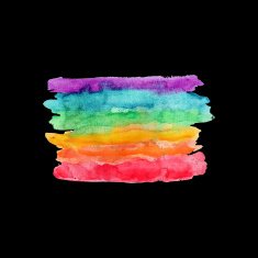 Rainbow Watercolor banner N3