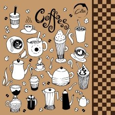 Coffee Doodle Vector