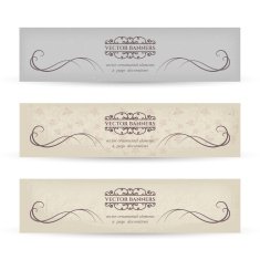 Vector Vintage Banners