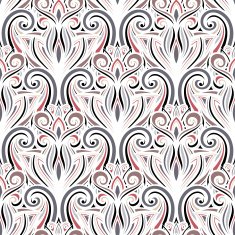 Seamless Ornate Pattern (Vector) Hand Drawn Texture N144