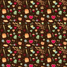Valentine Doodle Background