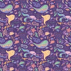 Purple sea pattern