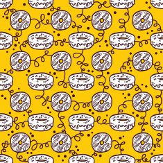 doodle donuts pattern N5