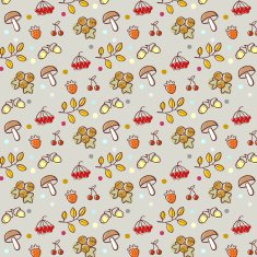 cartoon forest pattern