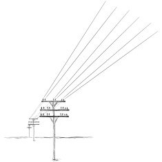 Vector Sketch Power Line