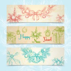 Christmas banners horizontal