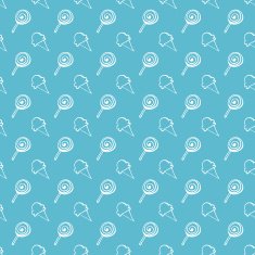 doodle pattern Seamless background N45