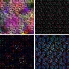 set of abstract color vector decoration pattern background