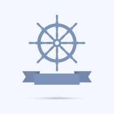 Wheel banners as a flat ribbon