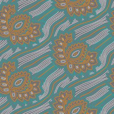 Floral seamless pattern with points N2