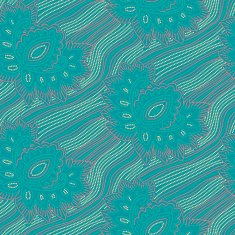 Floral seamless pattern with points N3