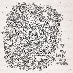 New Year sketch background N3