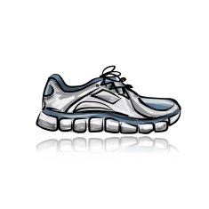 Sport sneakers sketch for your design N3