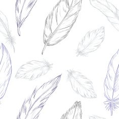 Feathers pattern