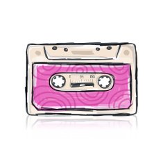 Retro cassette sketch for your design