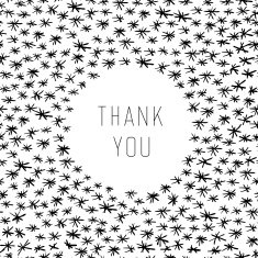 Thank You Hand Drawn Card N4