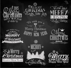 Christmas labels