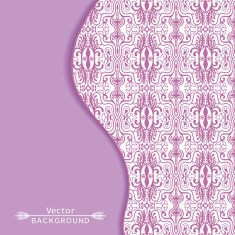Abstract background frame border lace pattern invitation greeting card design N12