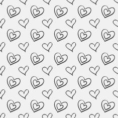 doodle pattern Seamless background N48