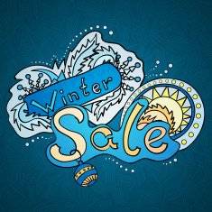 Vector hand drawn winter illustration N3