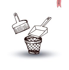 set of brooms vector illustration N3