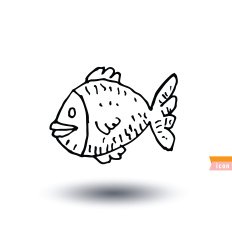 Fish cartoon vector illustration N3