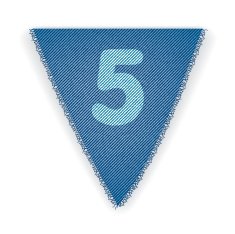 Bunting flag number 5