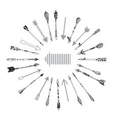 Set of arrows vector illustration N4
