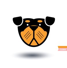 dog icon - illustration N82