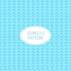Vector seamless pattern of hand drawn flowers Doodle background N10