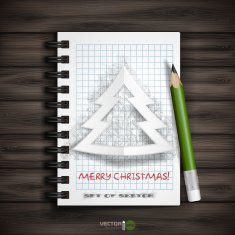 Merry Christmas Stylish Tree N14