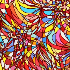 Seamless wave hand-drawn pattern N62