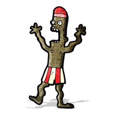 cartoon terrified swimmer N4