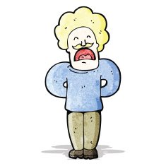 cartoon man giving speech N8