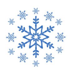 snowflakes doodle N15