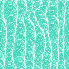 Seamless pattern with hand drawn abstract waves N2