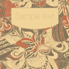 Abstract seamless hand-drawn pattern N72