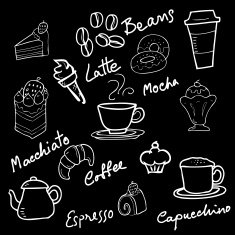 Cafe bekery menu