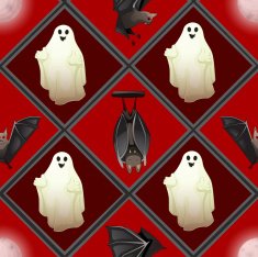 Seamless pattern for Halloween N5