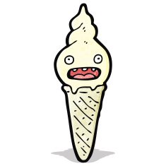 Ice Cream Cartoon Character N29