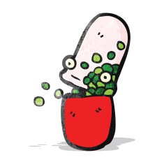 cartoon medical capsule pill N5