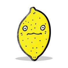 cute cartoon lemon N6