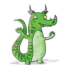 Cartoon Dragon N51