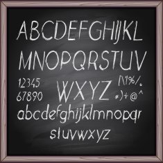 Lettering blackboard N2