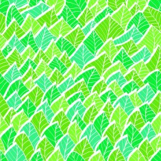 seamless pattern with green leaves N3