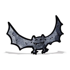 cartoon halloween bat N31
